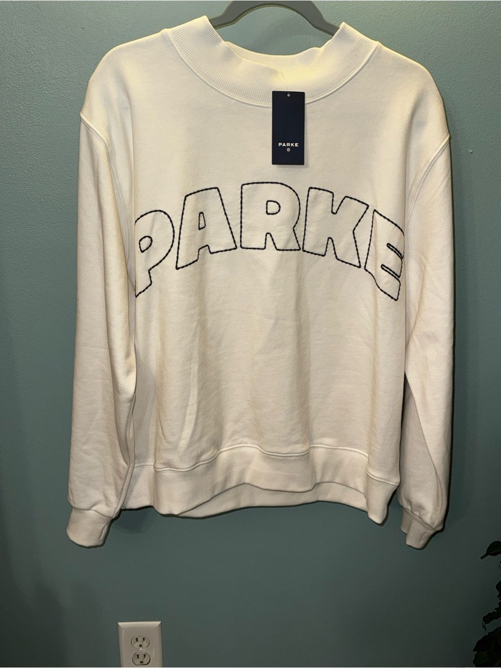 Parke X Cream Logo Crewneck Sweater